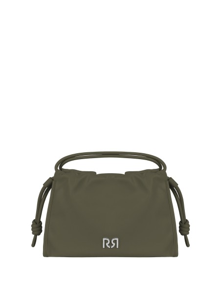 Sac à main en similicuir avec lien coulissant et bandoulière réglable amovible Rinascimento