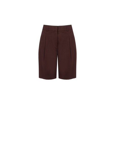 Bermuda en mélange de coton extensible Rinascimento
