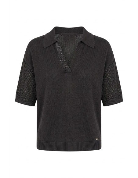Liu Jo T-Shirt avec détails perforés