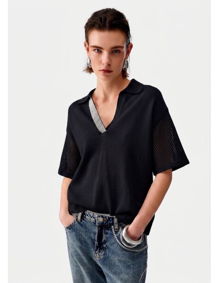 Liu Jo T-Shirt avec détails perforés