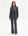 Veste blazer cintrée en tissu technique à rayures Rinascimento