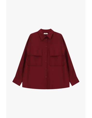 Dixie Over Shirt with Front Patch Pockets (chemise avec poches plaquées sur le devant)