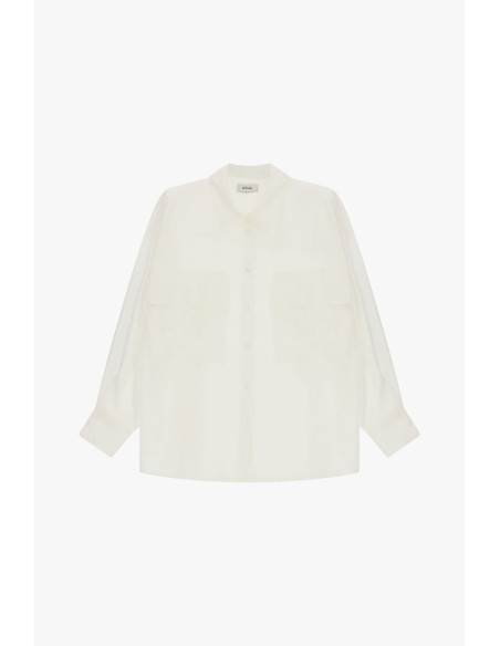 Dixie Over Shirt with Front Patch Pockets (chemise avec poches plaquées sur le devant)