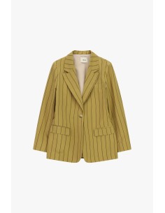 Blazer rayé avec poches et fermeture simple Dixie 2