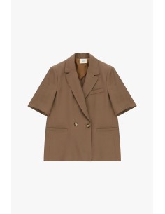 Dixie Blazer à manches courtes à double boutonnage et poches 2