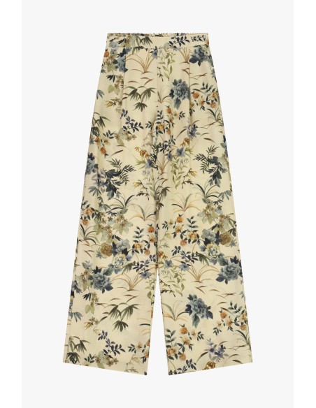 Pantalon palazzo à jambes larges et imprimé floral Dixie