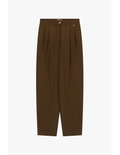 Dixie cropped palazzobroek met plooien 2