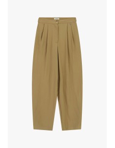Pantalon palazzo cropped à pinces Dixie