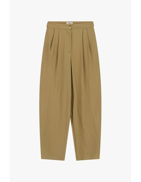 Pantalon palazzo cropped à pinces Dixie