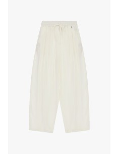 Pantalon palazzo court avec élastique et cordon de serrage Dixie