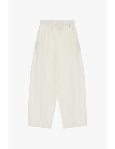 Pantalon palazzo court avec élastique et cordon de serrage Dixie