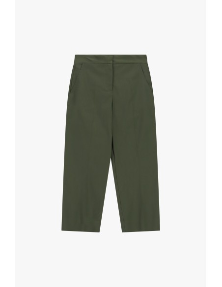 Pantalon cropped à jambe droite avec poches Dixie