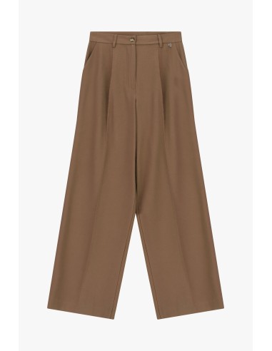 Dixie Palazzo-broek met wijde pijpen en plooien