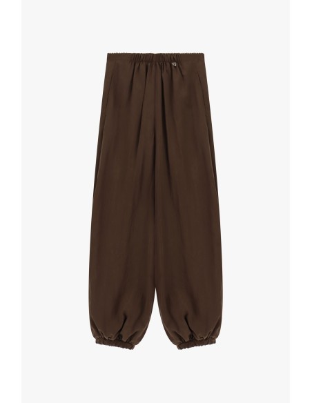 Pantalon Palazzo large avec taille élastique et fond Dixie
