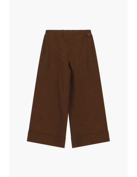 Dixie Cropped Palace Trousers With Maxi Lapels