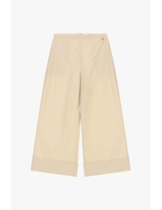 Dixie cropped palazzobroek met extra brede omslagસ્માત