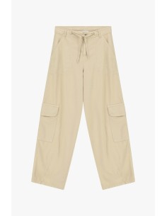 Palazzo-broek met zijzakken in cargostijl Dixie 2