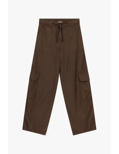 Palazzo-broek met zijzakken in cargostijl Dixie