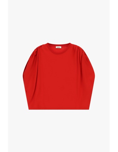 T-shirt à manches longues avec épaules froncées Dixie