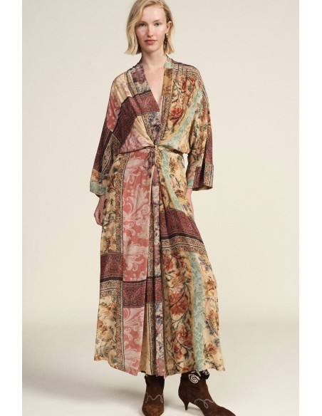 Robe longue à imprimé fantaisie Dixie