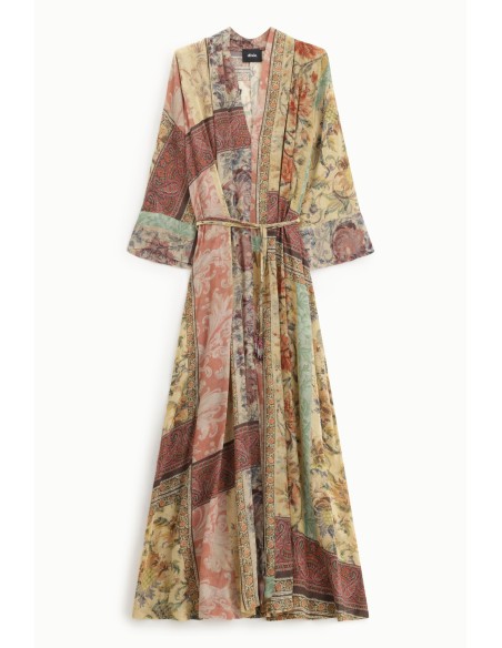 Robe longue à imprimé fantaisie Dixie
