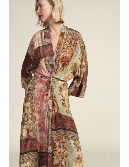 Robe longue à imprimé fantaisie Dixie