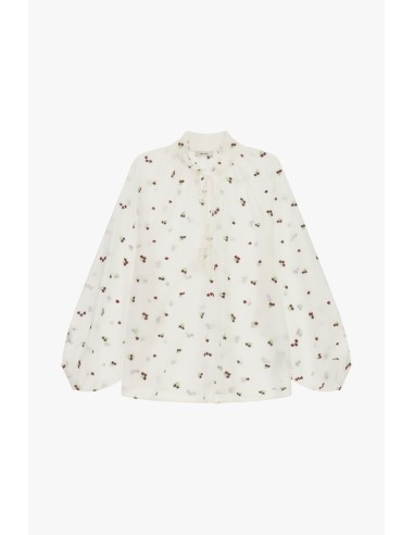 Blouse ample à imprimé floral et à manches longues Dixie