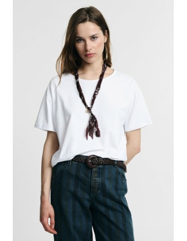 T-shirt à manches courtes avec détails foulard Please