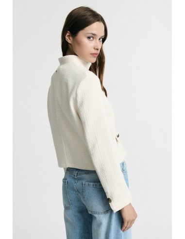 Veste-chemise courte avec boutons et poches Please