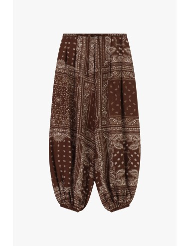 Pantalon palazzo à imprimé bandana et bas élastiqué Please