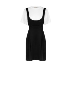 Robe courte évasée avec T-shirt intégré Rinascimento 2