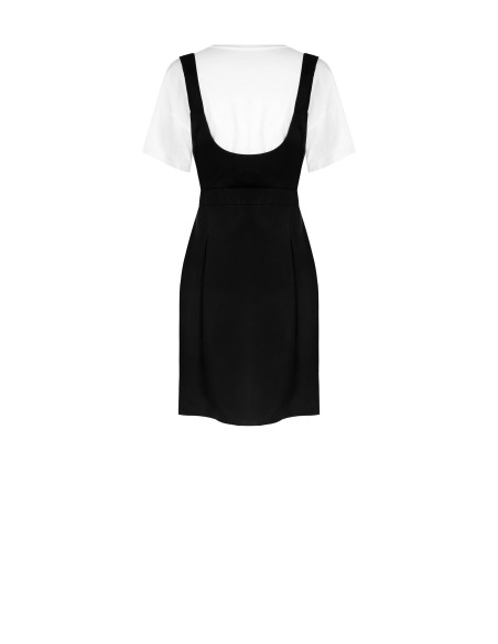 Robe courte évasée avec T-shirt intégré Rinascimento