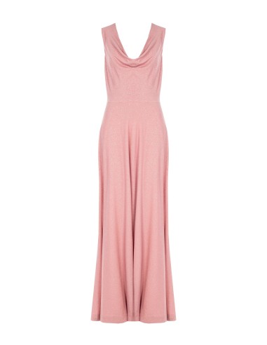 Rinascimento Glitter Halter Neck Long Dress
