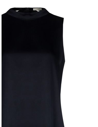Robe midi en satin avec nœud au dos Rinascimento