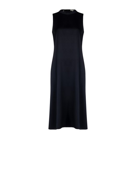 Robe midi en satin avec nœud au dos Rinascimento