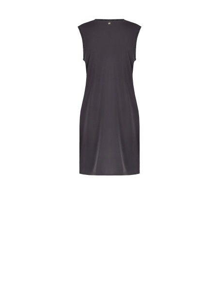 Short Sequin Covered Dress With Crew Neck And Lurex Armholes Rinascimento