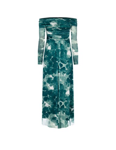 Rinascimento - Robe longue en tulle stretch