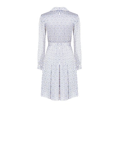 Rinascimento - Robe à carreaux plissée en viscose