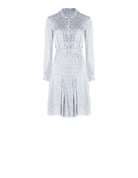 Rinascimento - Robe à carreaux plissée en viscose