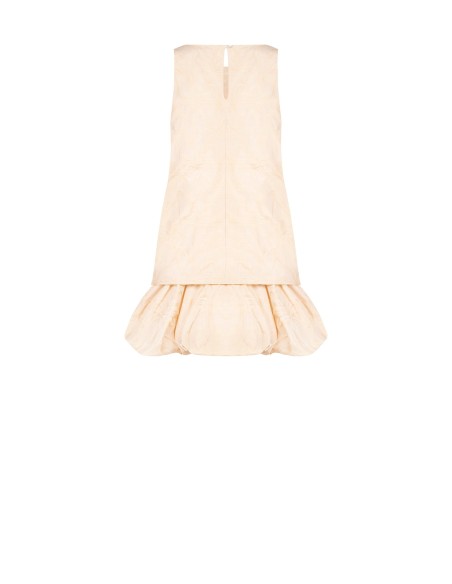 Rinascimento Jacquard Satin Short A-line Dress