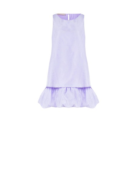 Rinascimento Jacquard Satin Short A-line Dress