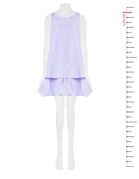 Rinascimento Jacquard Satin Short A-line Dress