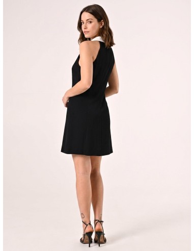 Robe courte et trapue en tissu fluide Rinascimento