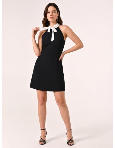 Robe courte et trapue en tissu fluide Rinascimento