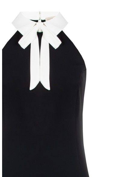 Robe courte et trapue en tissu fluide Rinascimento
