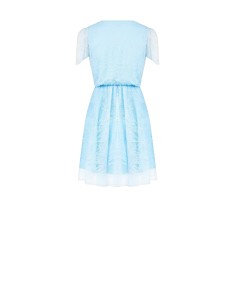 Rinascimento - Robe courte en dentelle à col en V croisé 2