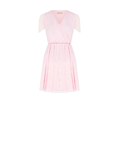 Rinascimento - Robe courte en dentelle à col en V croisé
