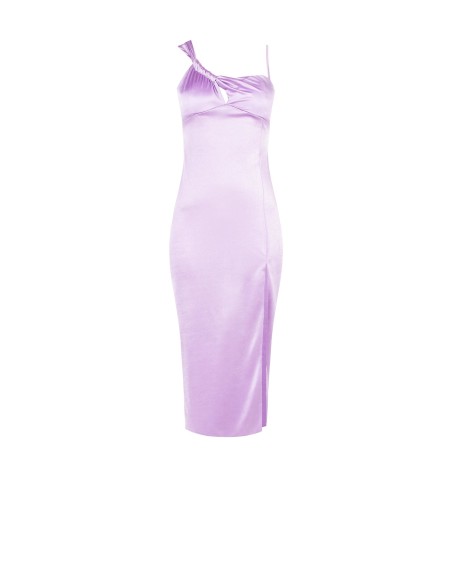 Robe fourreau en maille brillante avec découpes sur l'encolure Rinascimento