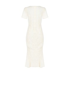 Robe midi ajustée et évasée en dentelle Rinascimento 2