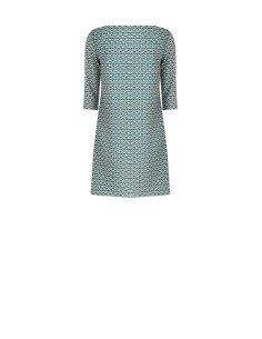 Rinascimento - Robe courte en crêpe imprimé et scuba 2